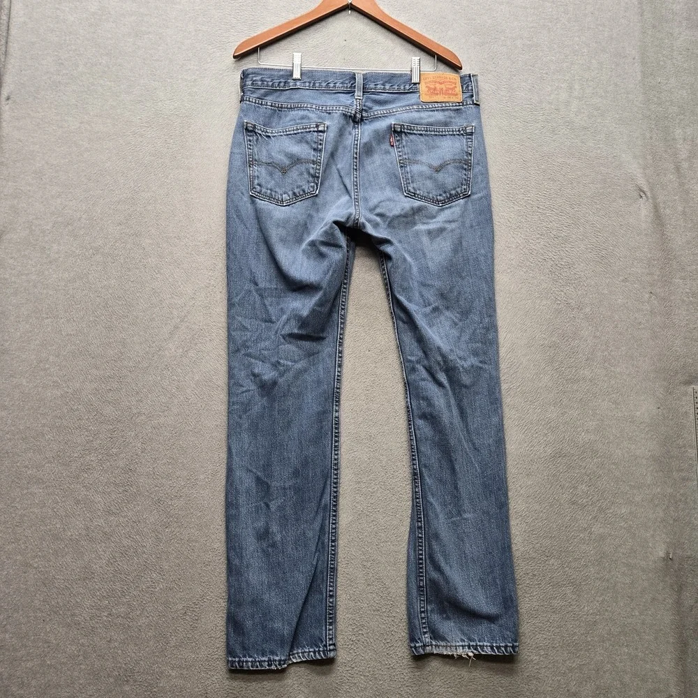 Levi's 514 Men Jeans 34X32 Blue Denim Straight Fit 31